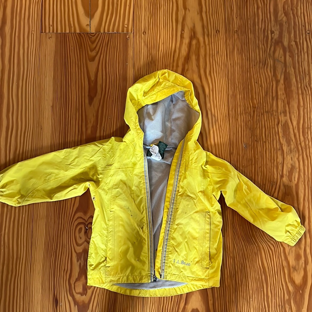 LL Bean 4t toddler rain jacket